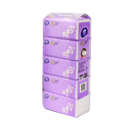 Tissue-VC2420 Vinda 100sheets 3ply 4D deluex soft pack facial 5packs/bundle 8bundles/carton